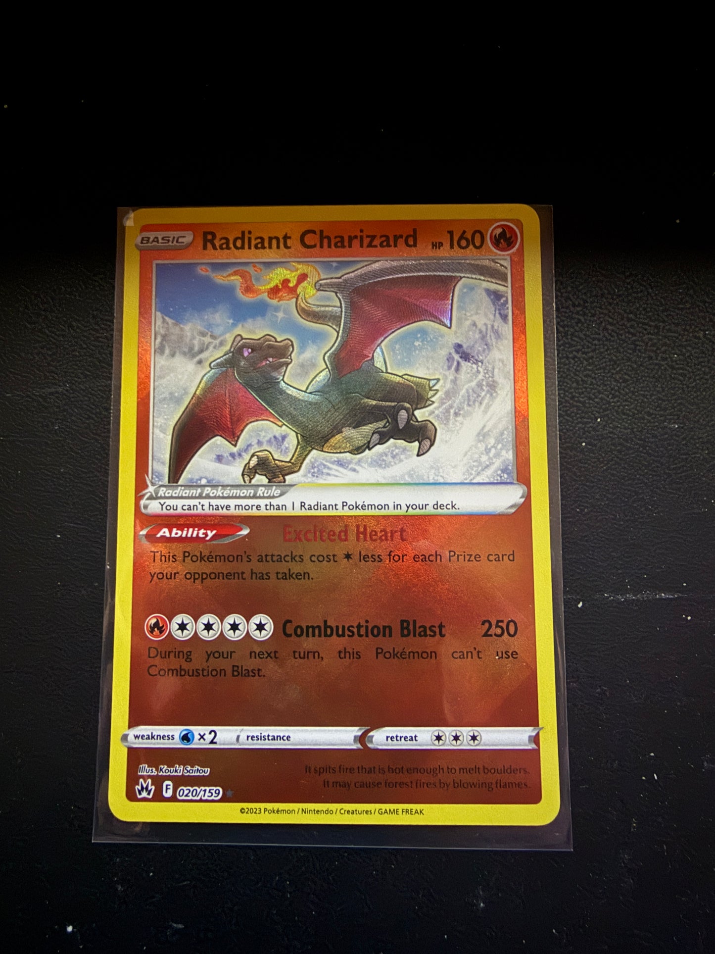 Radiant Charizard - Crown Zenith 020/159 Radiant Rare